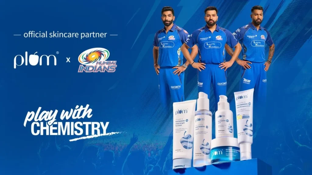 Plum Partners With Mumbai Indians for IPL 2026 as Official Skincare and Digital Partner
