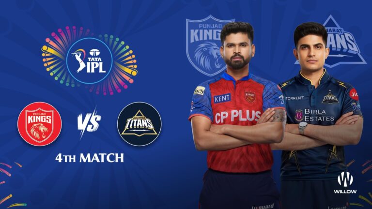 PBKS vs GT Live Streaming IPL 2026 Match 4: Watch Punjab Kings vs Gujarat Titans Tonight 7 PBKS vs GT Live Streaming IPL 2026 Match 4: Watch Punjab Kings vs Gujarat Titans Tonight