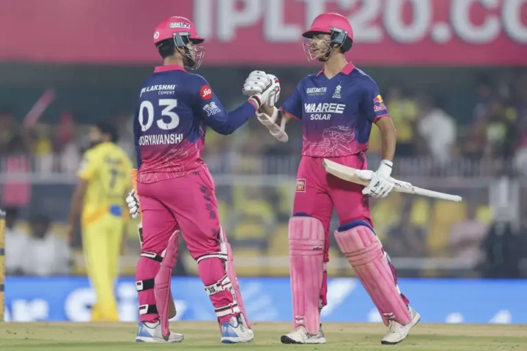 Rajasthan Royals Won by 8 Wickets vs CSK in IPL 2026 Match 3: Sooryavanshi Stuns Guwahati 6 Rajasthan Royals Won by 8 Wickets vs CSK in IPL 2026 Match 3: Sooryavanshi Stuns Guwahati