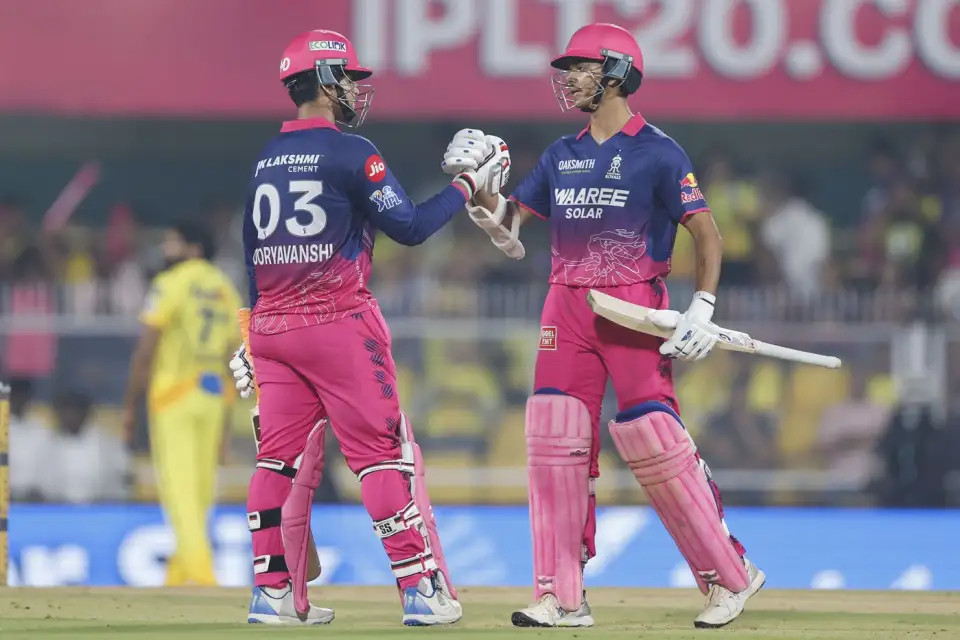 Rajasthan Royals Won by 8 Wickets vs CSK in IPL 2026 Match 3: Sooryavanshi Stuns Guwahati 1 Rajasthan Royals Won by 8 Wickets vs CSK in IPL 2026 Match 3: Sooryavanshi Stuns Guwahati
