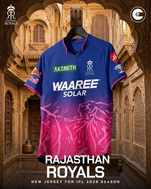 Rajasthan Royals IPL 2026 New Jersey Revealed — RR Kit Full Details