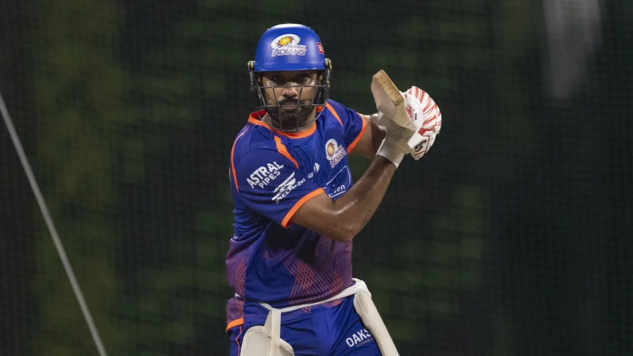 Rohit Sharma Back in the Nets as Mumbai Indians Hunt Their Record Sixth IPL Title