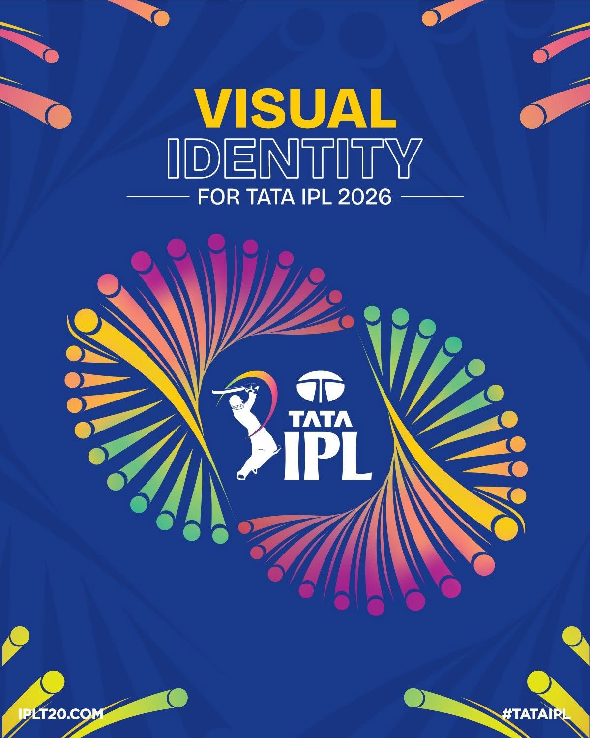 BCCI and TATA IPL have officially dropped the visual identity for IPL 2026 and it is stunning. A vibrant multicolour burst design surrounding the iconic IPL logo on a deep royal blue background announces this season like never before. IPL 2026 begins on March 22 and this visual identity launch is the official signal that the biggest cricket tournament on the planet is almost here. Check the IPL 2026 complete match schedule and fixtures so you are ready from day one.